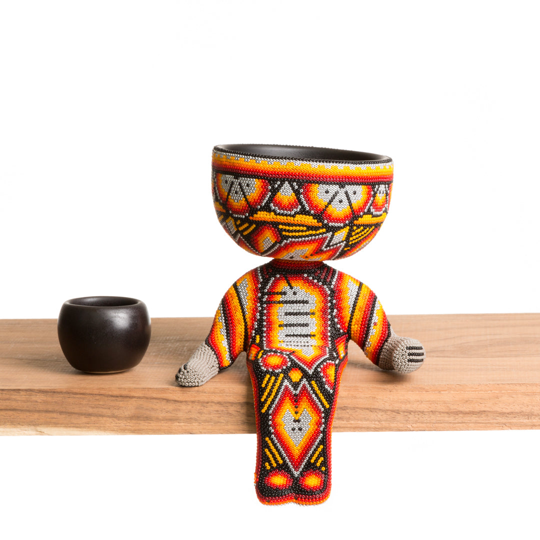 Maceta Robert Planta - Huichol Serpiente Plata