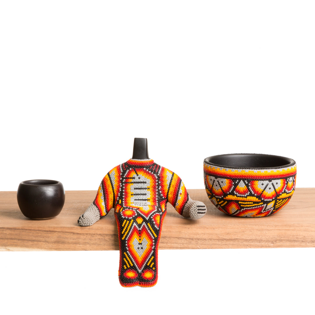 Maceta Robert Planta - Huichol Serpiente Plata