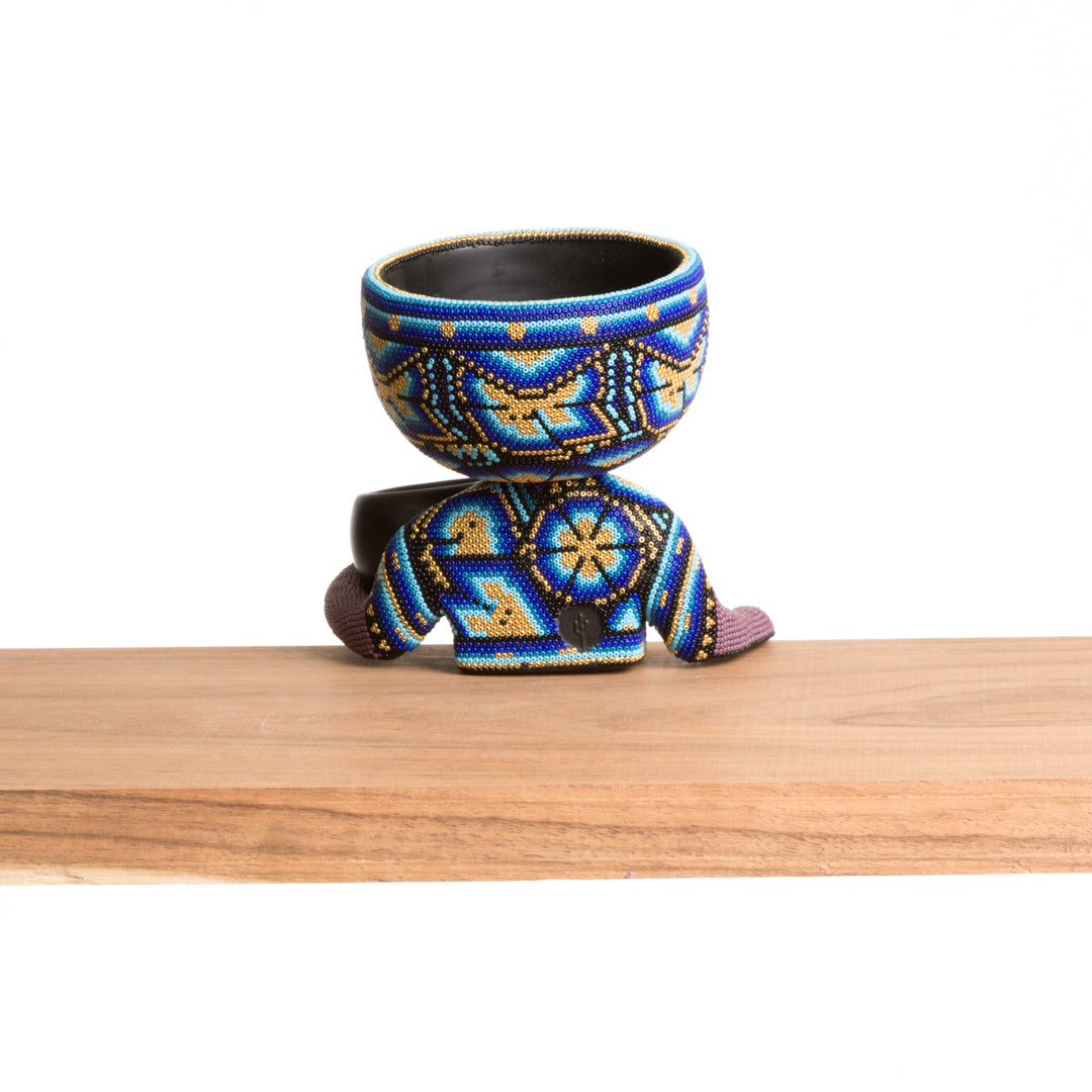 Maceta Robert Planta - Huichol Peyote Dorado
