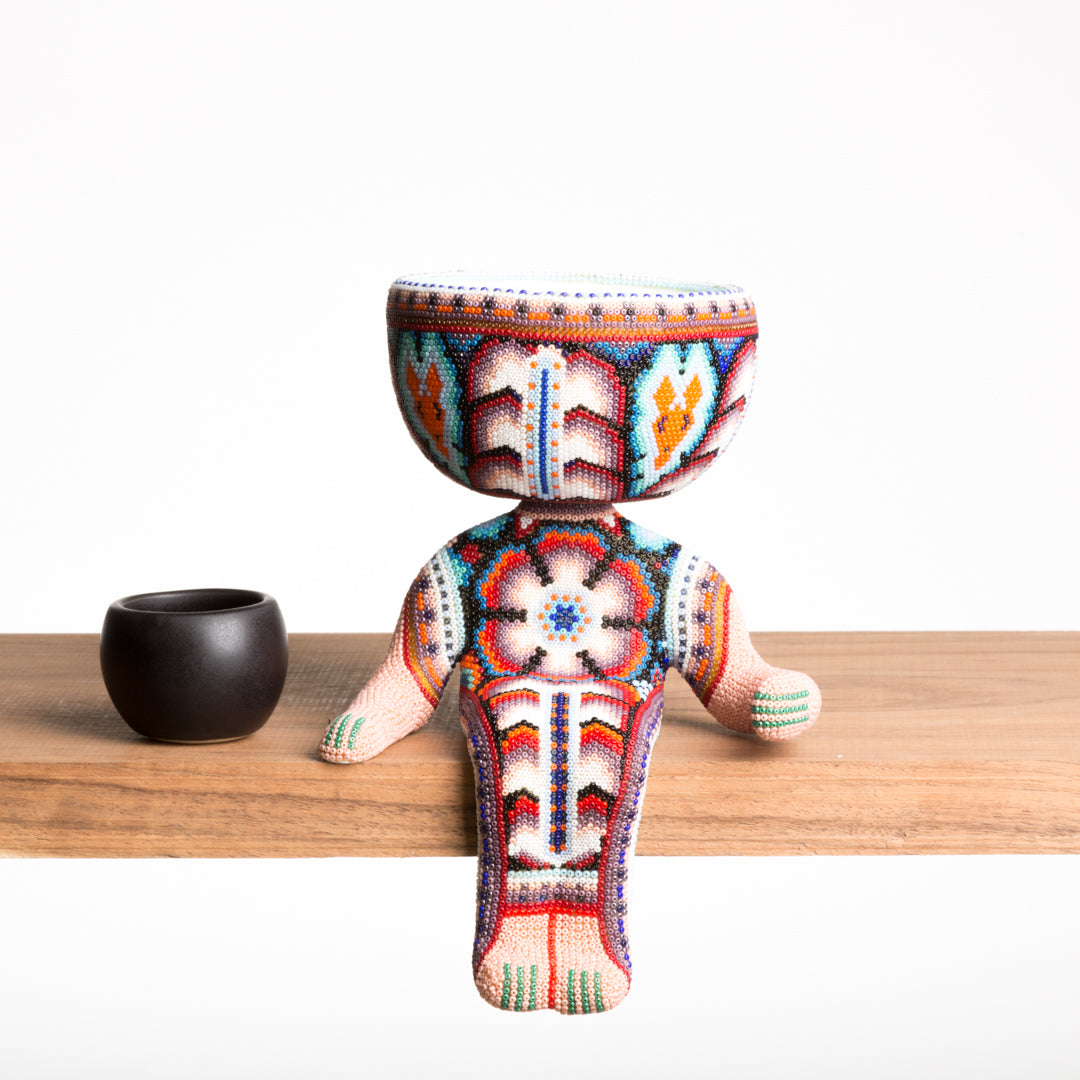 Maceta Robert Planta - Huichol Peyote Venado