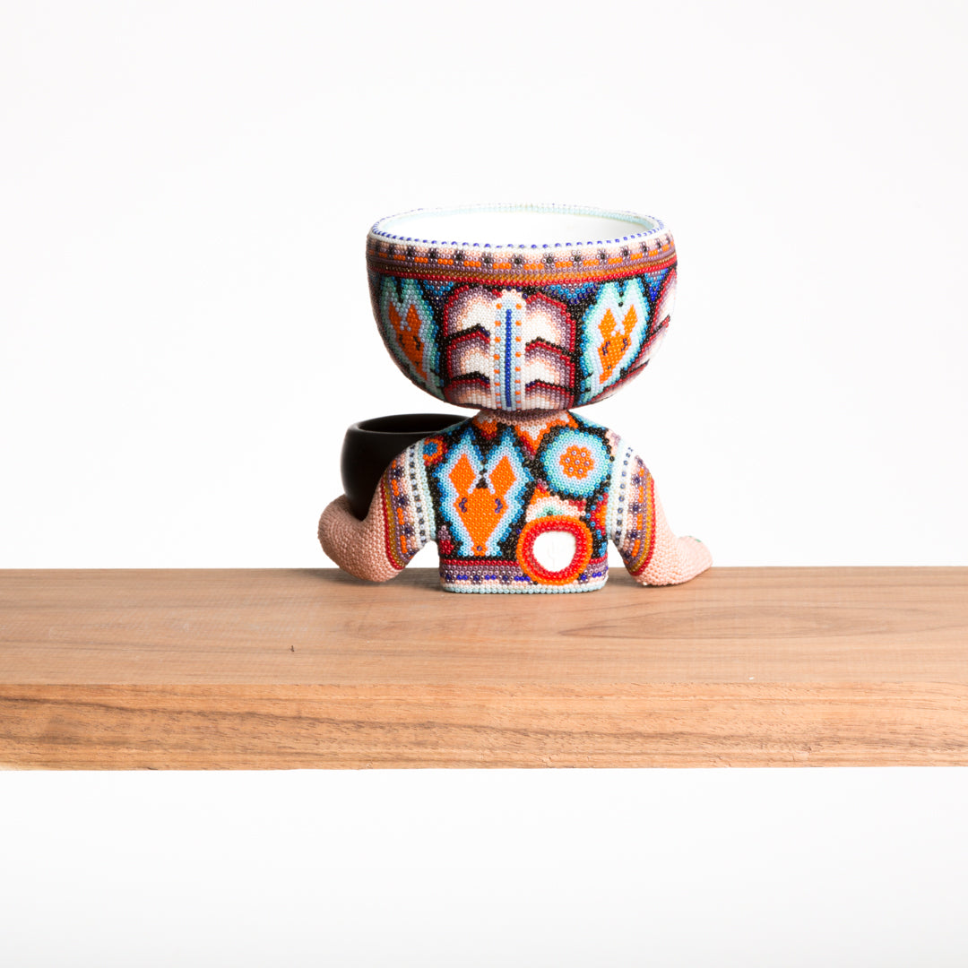 Maceta Robert Planta - Huichol Peyote Venado