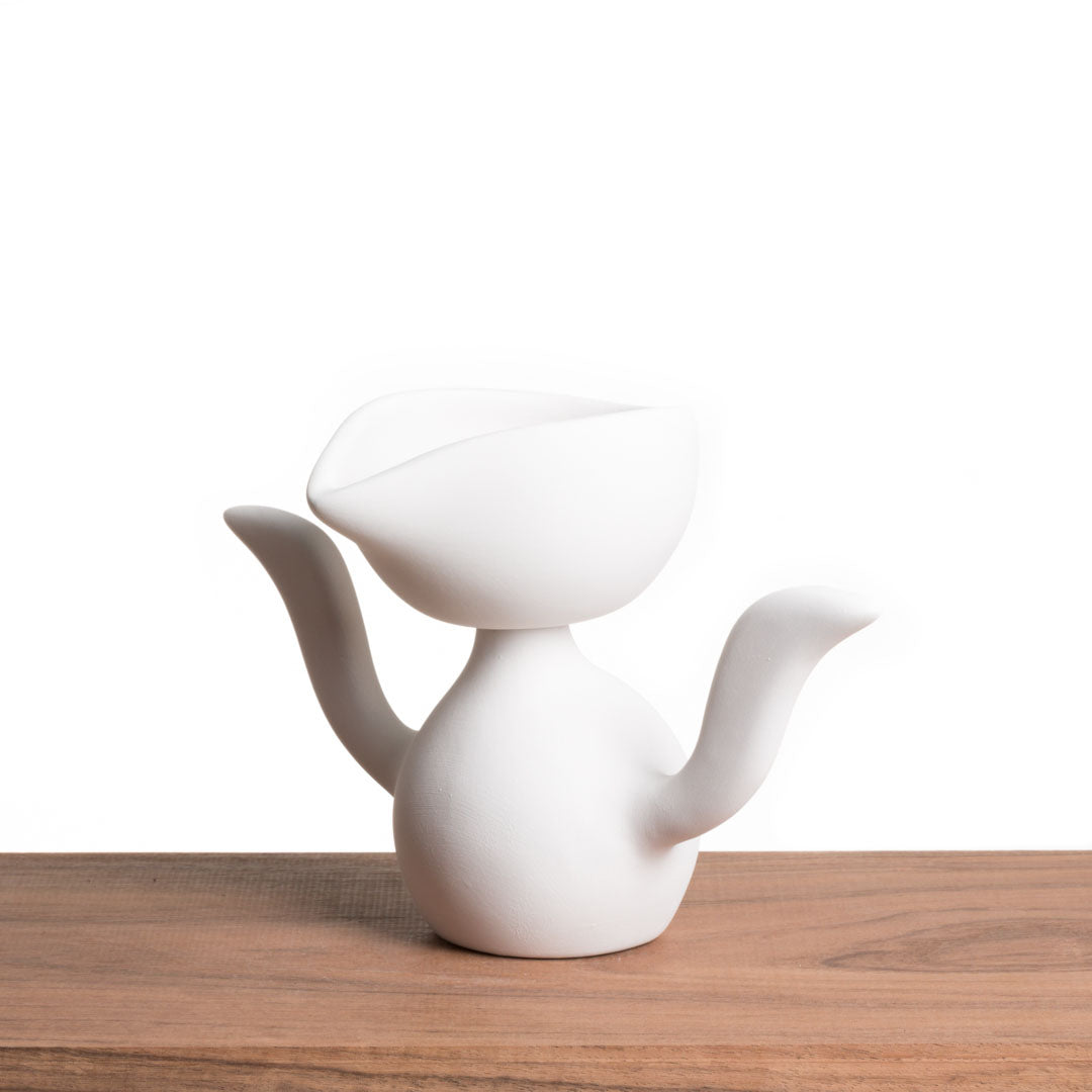 Maceta Mr. Pii - Blanco