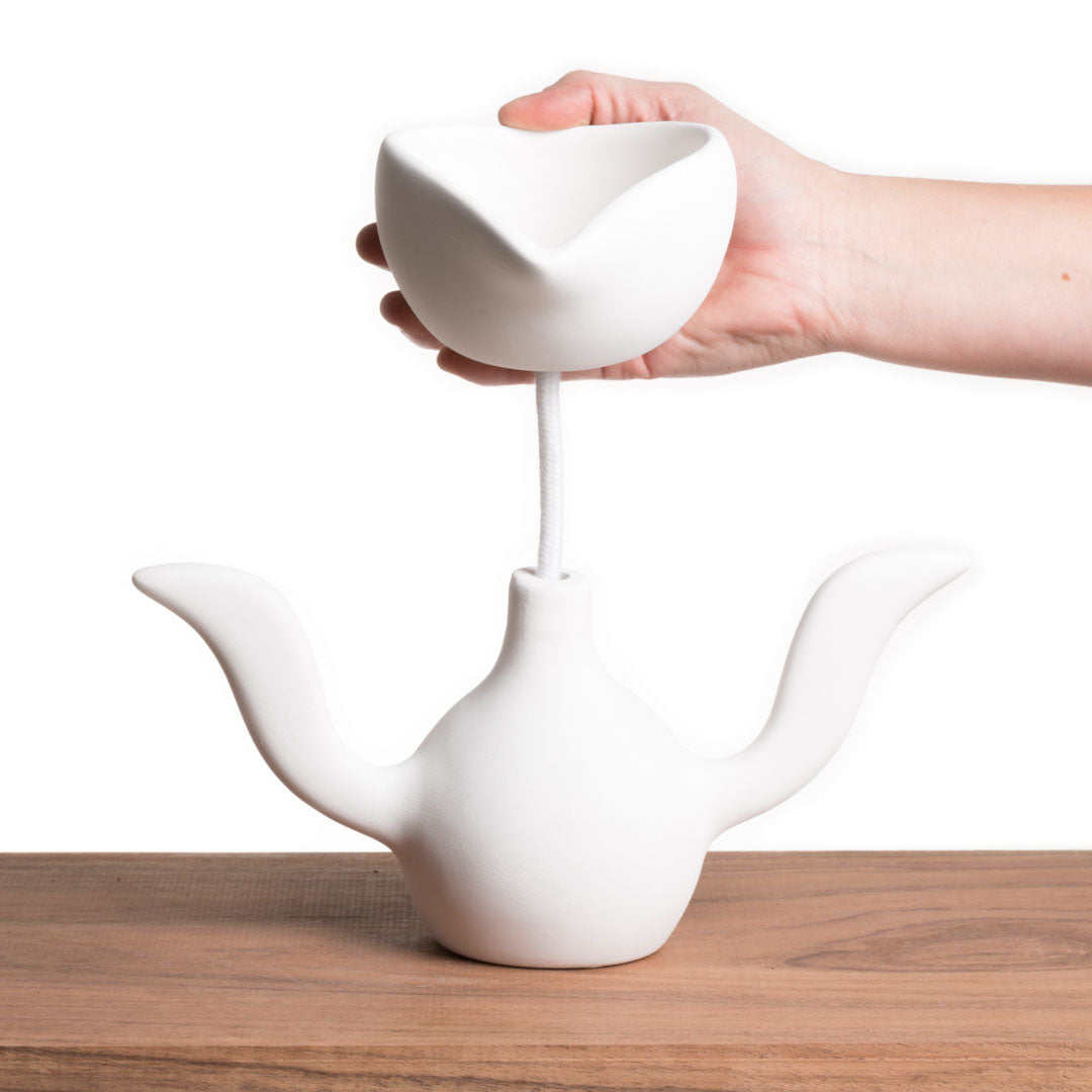 Maceta Mr. Pii - Blanco