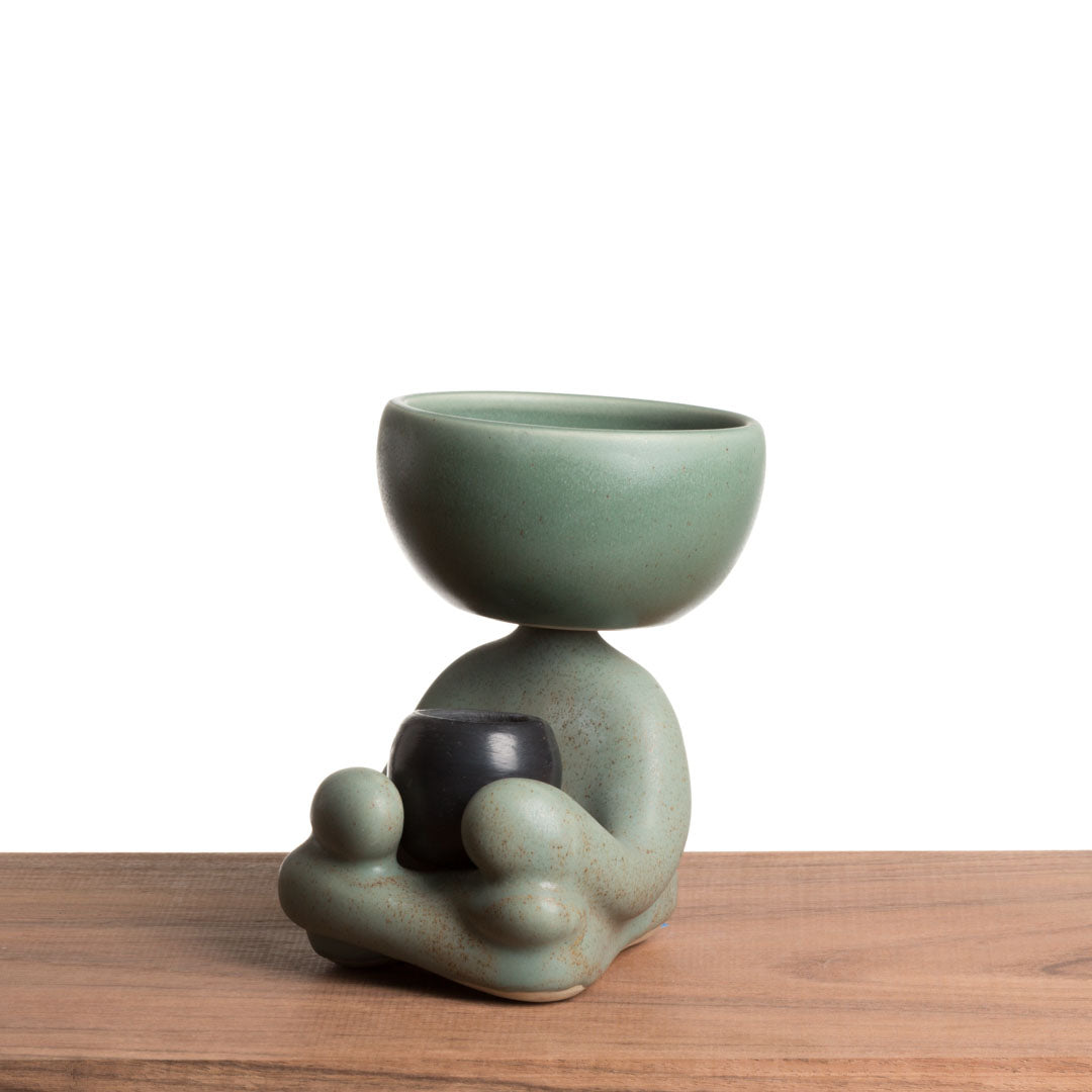 Maceta Robert Zen Jr - Verde Moteado