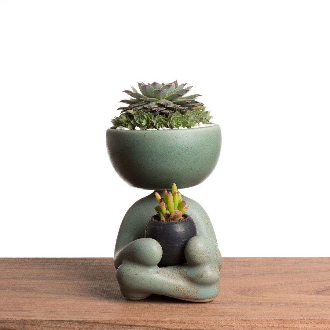 Maceta Robert Zen Jr - Verde Moteado