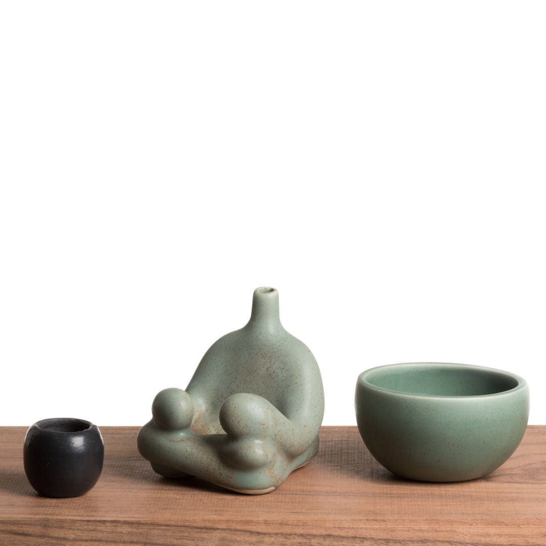 Maceta Robert Zen Jr - Verde Moteado