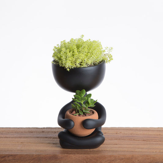 Maceta Robert Zen - Negro