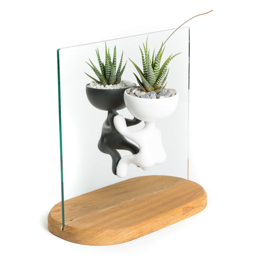 Base Decorativa Roger Wall Espejo - Ying Yang
