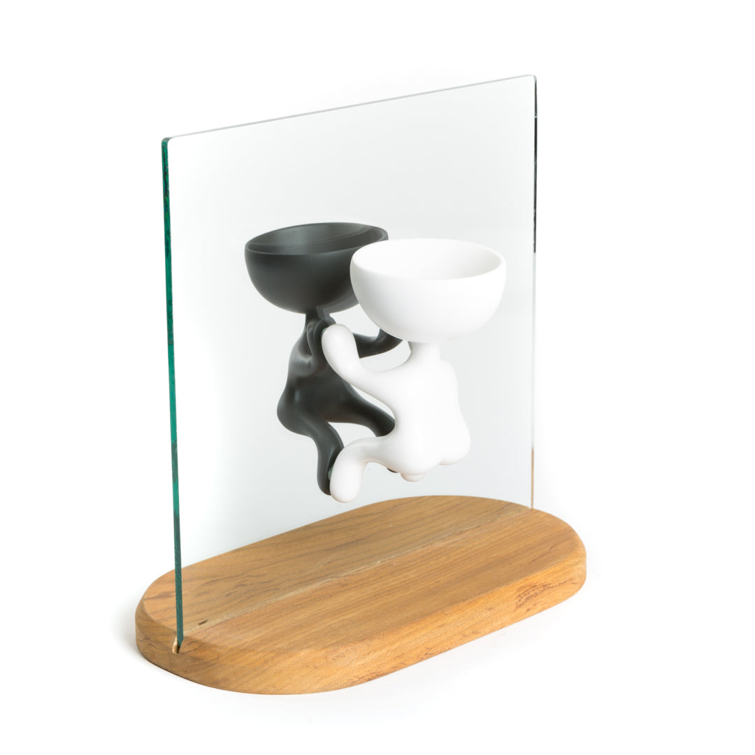 Base Decorativa Roger Wall Espejo - Ying Yang