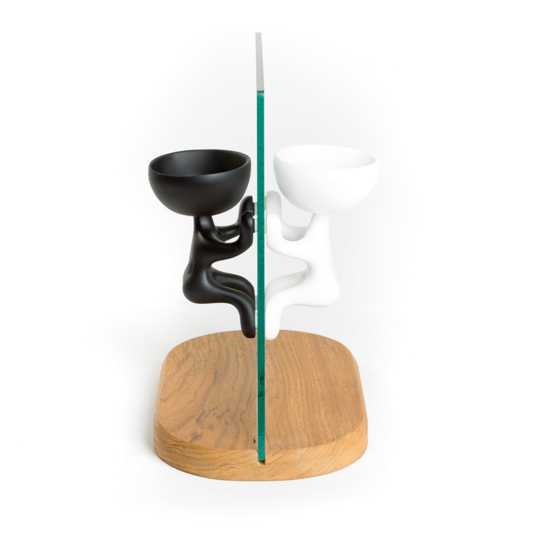 Base Decorativa Roger Wall Espejo - Ying Yang