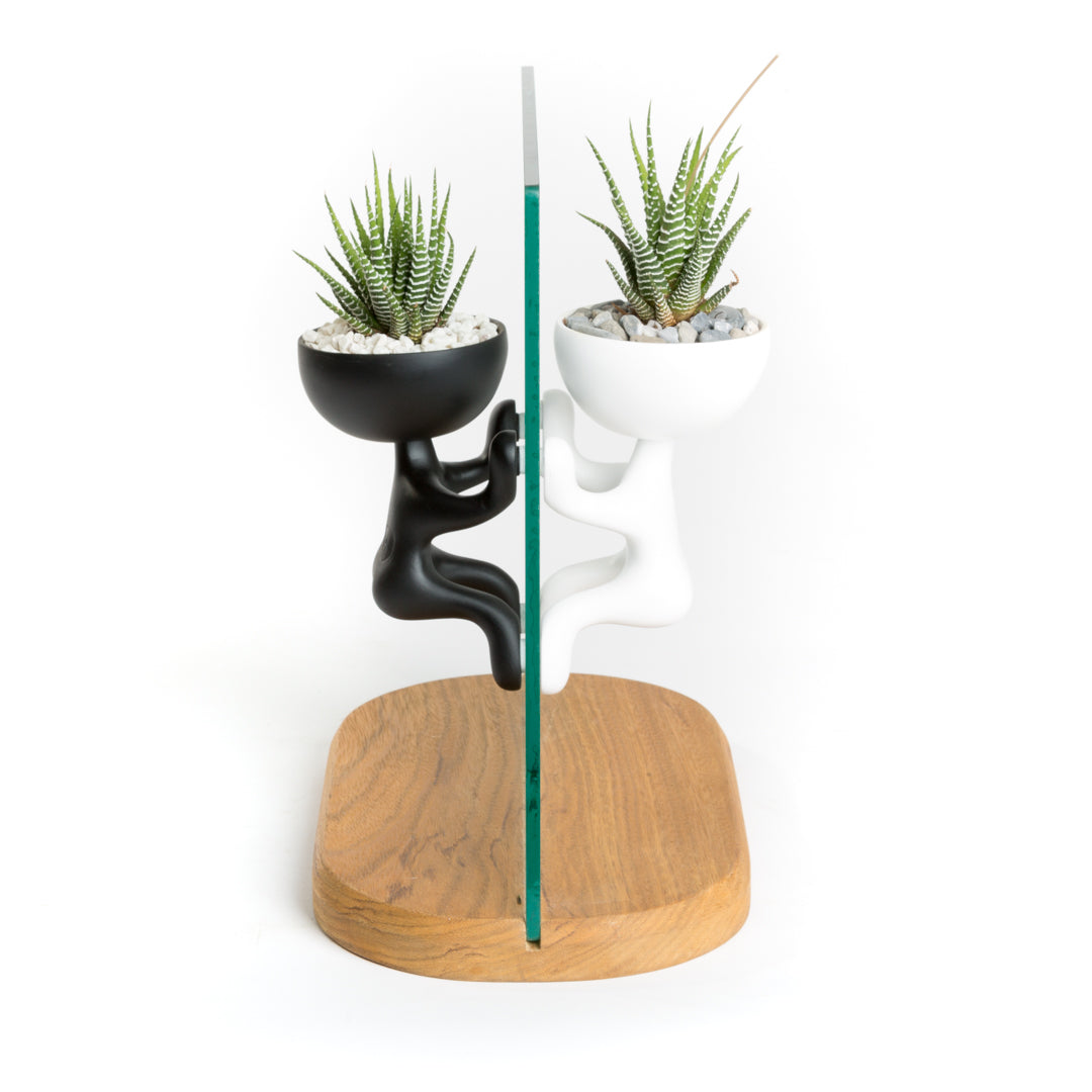Base Decorativa Roger Wall Espejo - Ying Yang