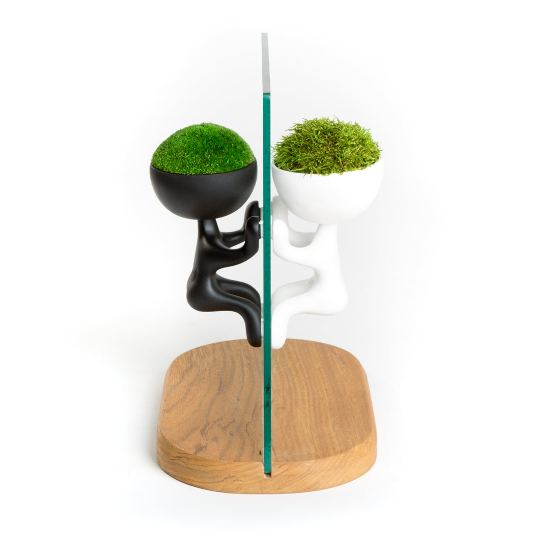 Base Decorativa Roger Wall Espejo - Ying Yang